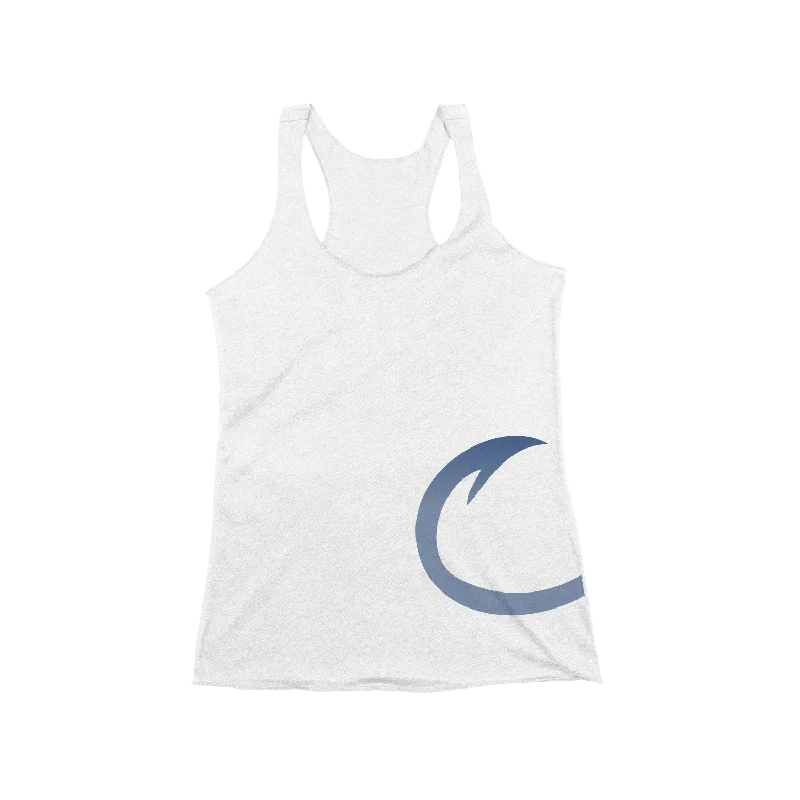 Triblend Racerback Tank Canyon Bay lemon yellow tank