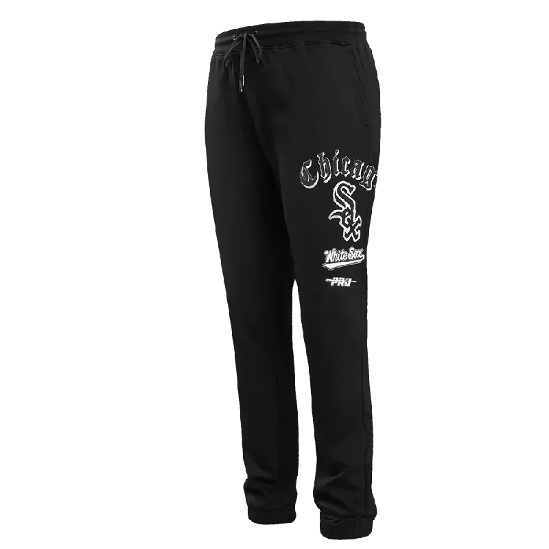 PANTS MLB CHICAGO WHITE SOX OLD ENGLISH Stylish Paperbag Waist Pants