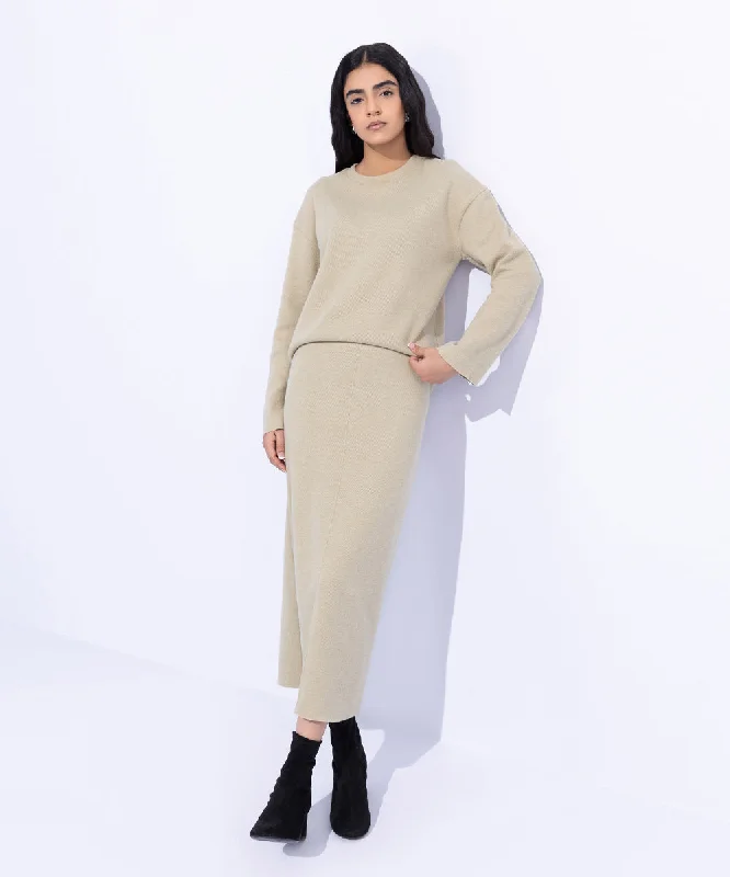 Ribbed Skirt corduroy skirt textured