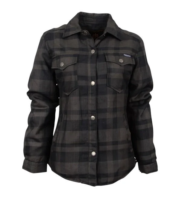 STS Ranchwear Womens Trapper Shirt Gray/Navy Plaid 100% Polyester Cotton Jacket Mesh Jacket Canvas Jacket Denim Jacket STS Ranchwear Womens Trapper Shirt Gray/Navy Plaid 100% Polyester Cotton Jacket Mesh Jacket Canvas Jacket Denim Jacket