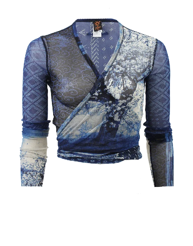 Wrap Cardigan Iron Safe Non-Iron Wrinkle Free