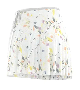 Retro Floral Wrap Skirt (Adult) flowy skirt hem