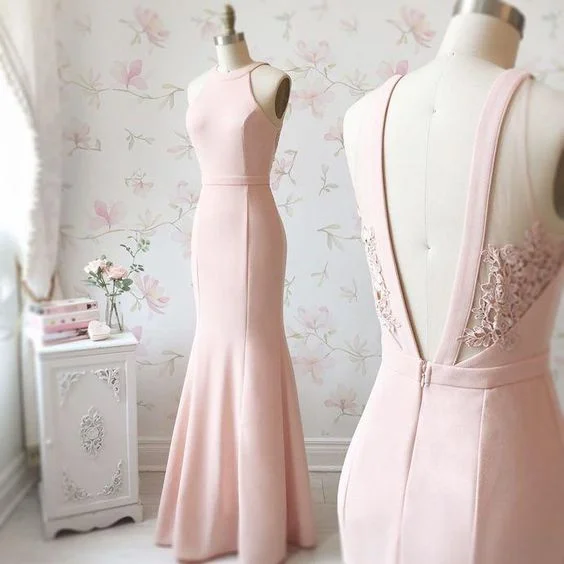 Prom Dresses Simple, Light Pink Party Dress  cg5678 Tunics Recommended stylist