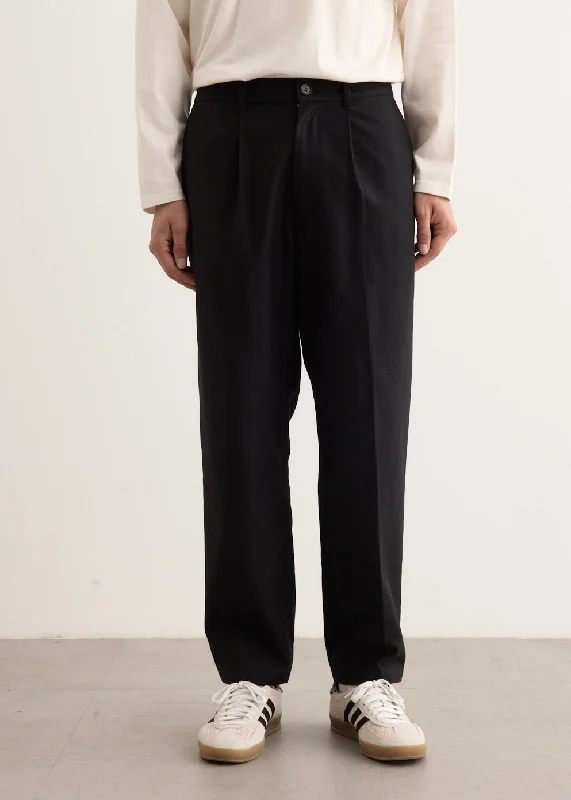 Comfort 1 Pleat Tapered Pants Cozy Maternity Pants