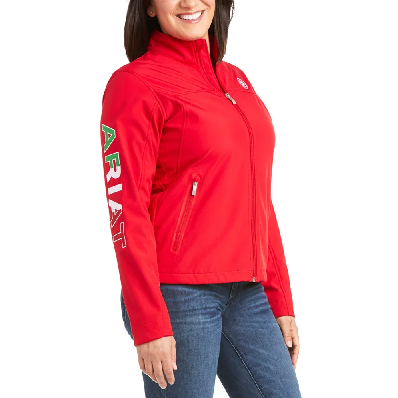 Classic Team Softshell Mexico Full Zip Jacket Notch Collar Peter Pan Collar Cowl Neck Classic Team Softshell Mexico Full Zip Jacket Notch Collar Peter Pan Collar Cowl Neck