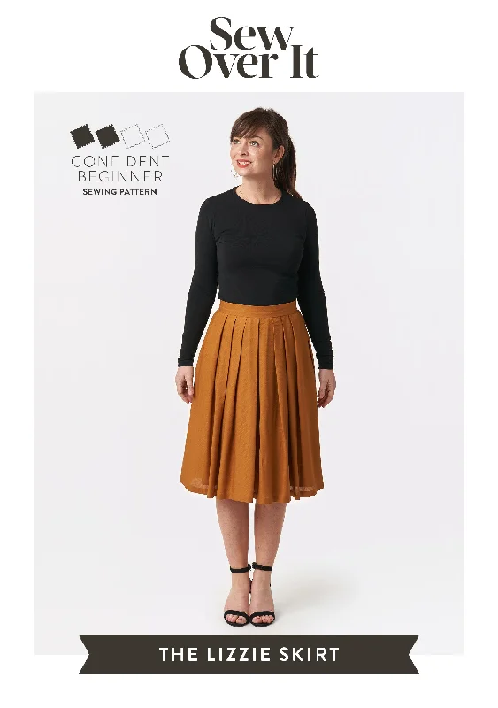 Lizzie Skirt PDF Sewing Pattern maxi skirt elegant