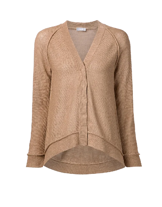 Cotton Lurex Cardigan Silk Blend Satin Velvet