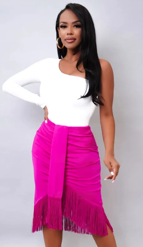 Bubble Gum Skirt wool skirt breathable