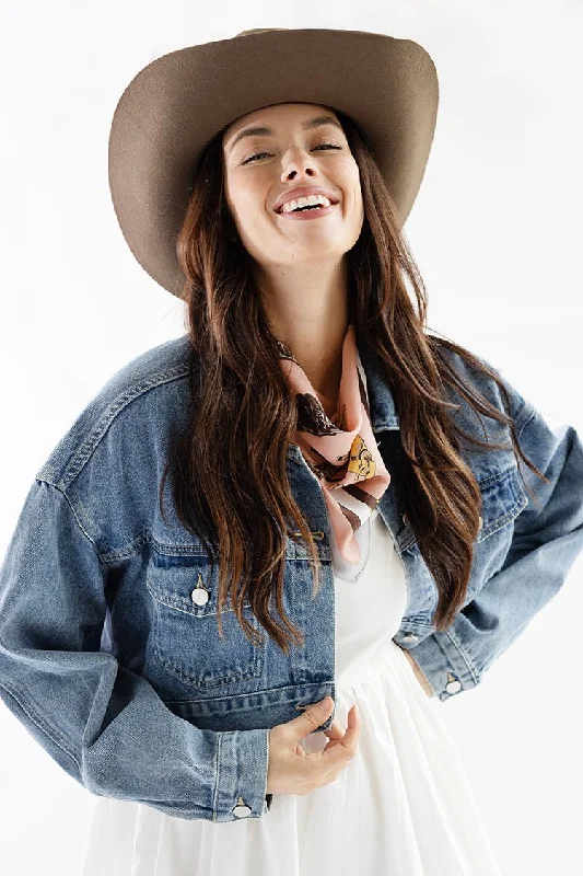 High Low Denim Jacket Chenille Jacket Brocade Jacket Lace Jacket