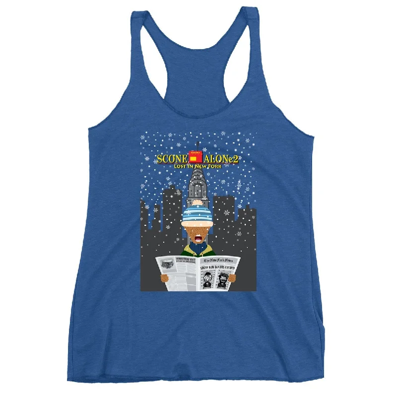 Movie The Food™ "Scone Alone 2" Women's Racerback Tank Top open back tank