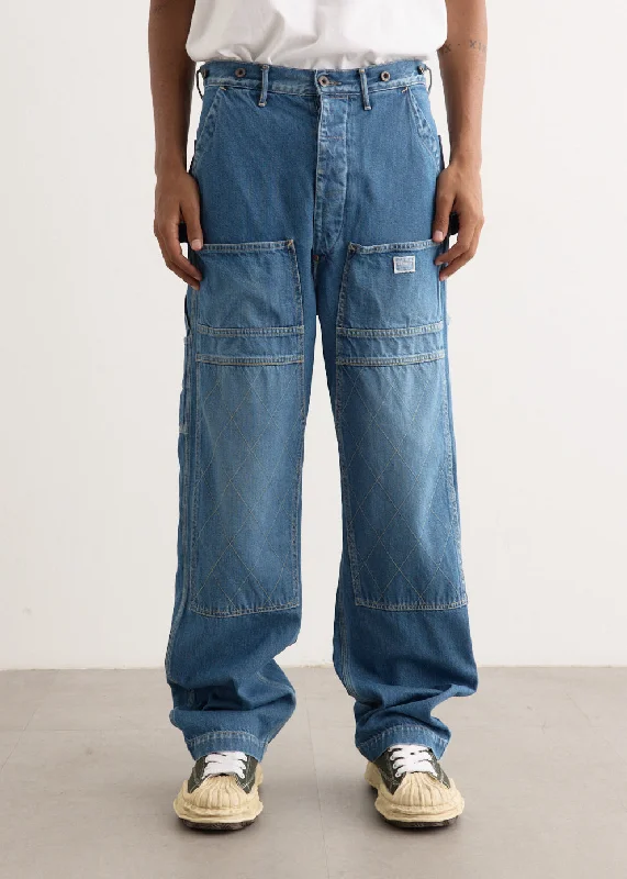 11.5oz Denim LUMBER Pants (PRO) Trendy Tapered Pants