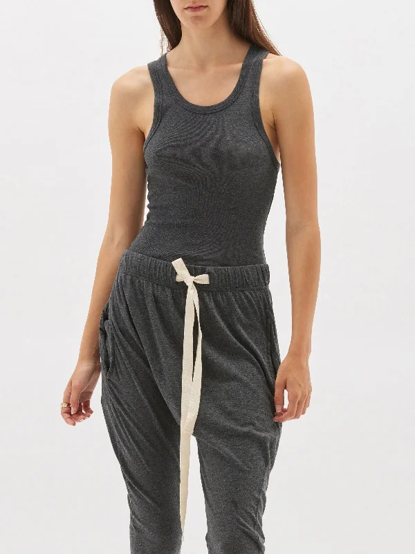 slim superfine rib tank stylish tank top