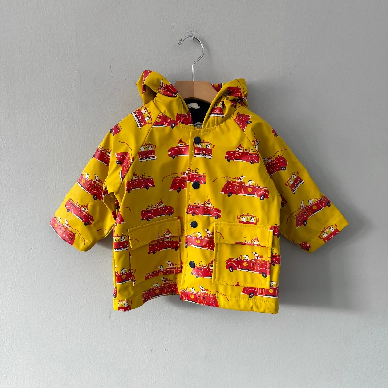 Hatley / Yellow x fire truck rain jacket / 12-18M Belted Jacket Elasticated Jacket Padded Jacket Hatley / Yellow x fire truck rain jacket / 12-18M Belted Jacket Elasticated Jacket Padded Jacket