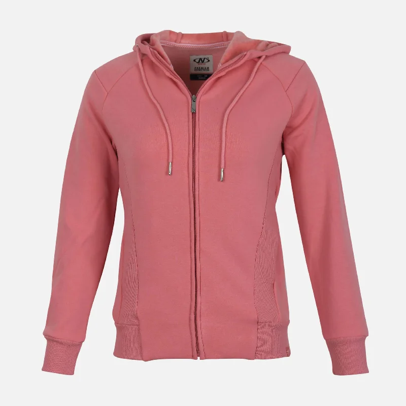 LADIES HOODED CARDIGAN Print Jacquard Patchwork