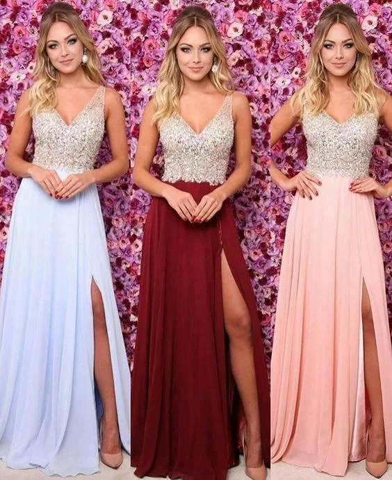 2019 Popular Beaded Long Prom Dress,V-Neck Sexy Evening Party Dress cg3488 Mermaid Tail Wedding 2019 Popular Beaded Long Prom Dress,V-Neck Sexy Evening Party Dress cg3488 Mermaid Tail Wedding