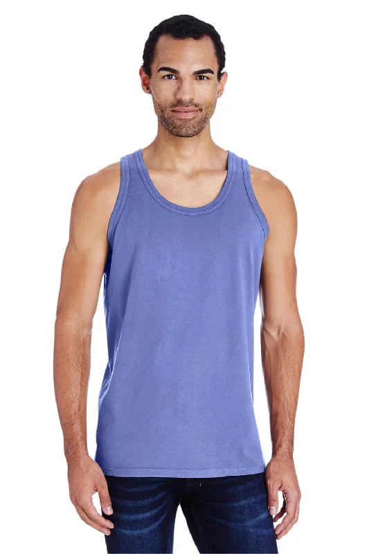 ComfortWash By Hanes Mens Tank Top - Deep Forte Purple gym tank top