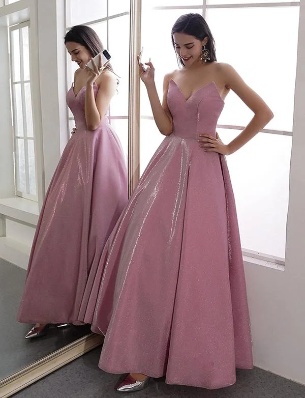 Princess Pink Prom Dresses 2019 Sweetheart Evening Party Dresses cg2341 Tunics Office stylish Princess Pink Prom Dresses 2019 Sweetheart Evening Party Dresses cg2341 Tunics Office stylish