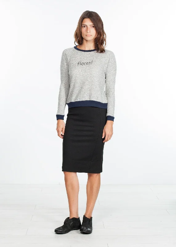 Coopia Skirt in Black linen skirt light