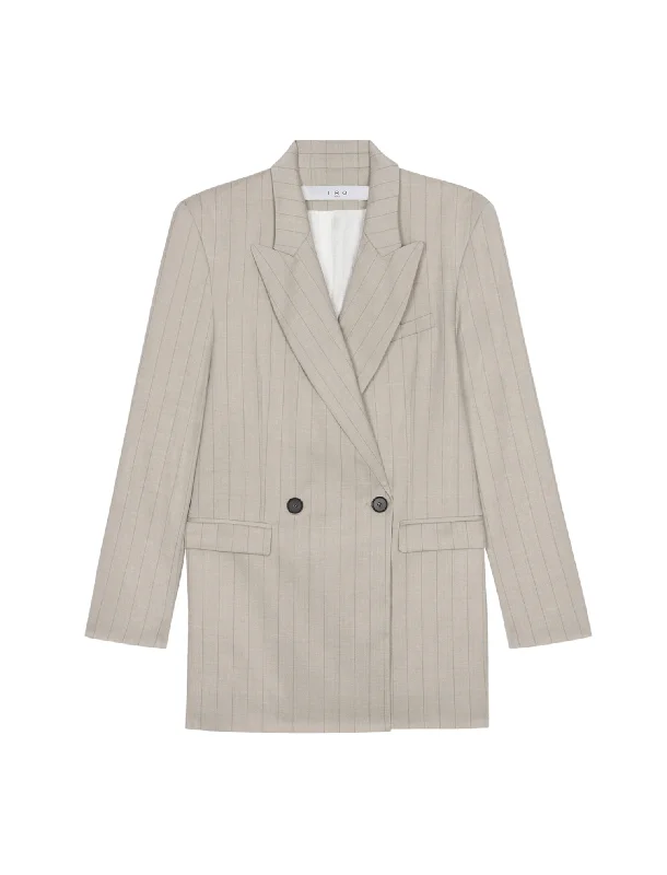 Imma Jacket Notch Collar Peter Pan Collar Cowl Neck