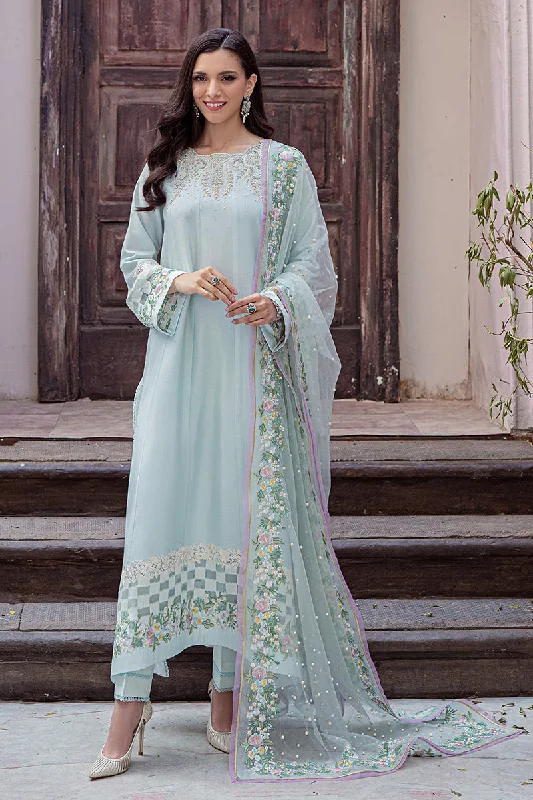Pakistani Aqua Silk Salwar Kameez Ladies Party Dress Tunics Occasion special