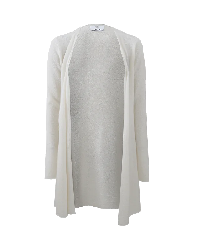 Open Drape Cardigan Zippered Front Buttoned Front Snap Front