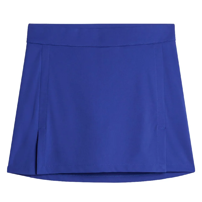 Womens Amelie Mid Skirt Clematis Blue - SS25 denim skirt classic
