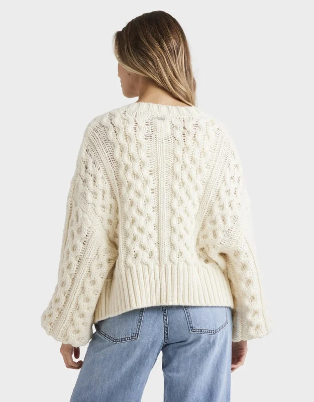 Billabong Montana Womans Cardigan -Win25 Thin Thick Dense