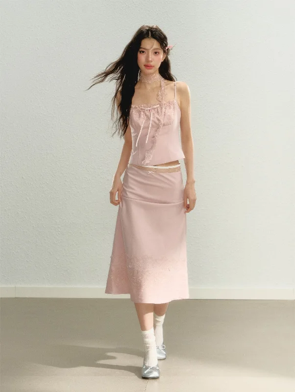 Princess Lace Camisole/Skirt SUN0058 modal blend skirt