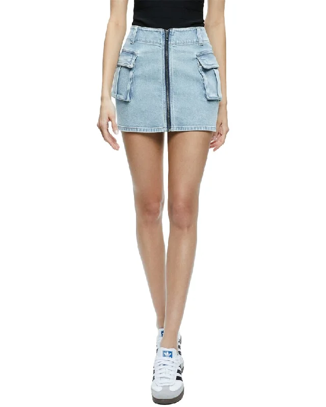 alice + olivia Rahmi Cargo Mini Skirt corduroy skirt durable