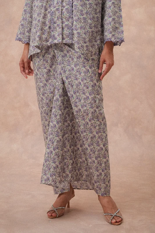 The Signature Knot Skirt in Lavender summer skirt style