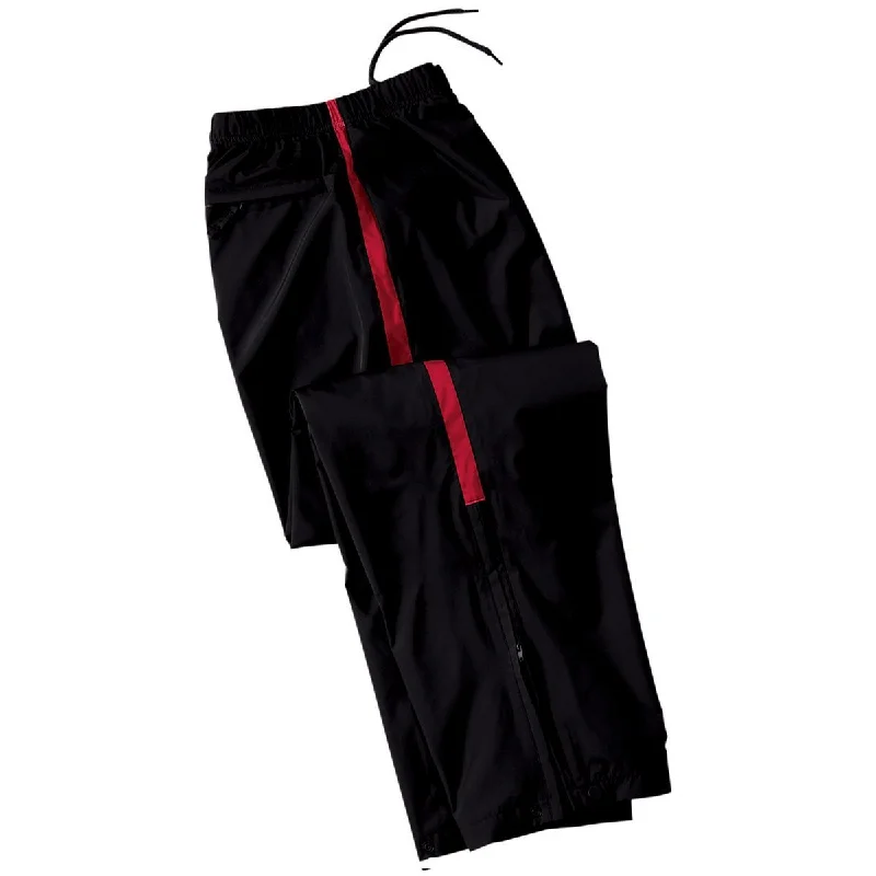 BLACK/SCARLET