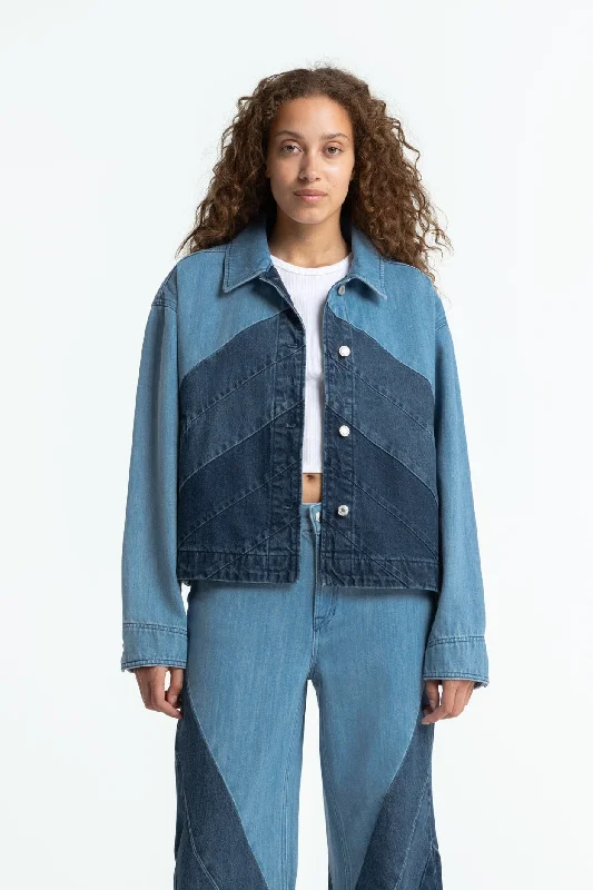 Birgitte Denim Jacket Paneling Corduroy Jacket Velvet Jacket Brocade Jacket