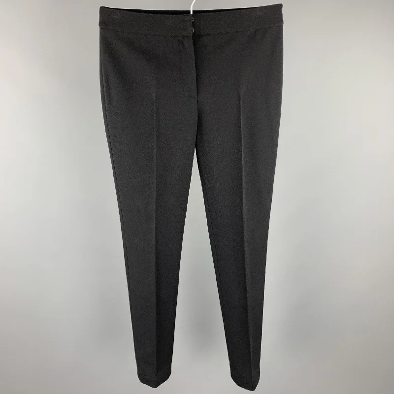 AKRIS Size 4 Black Viscose Blend Dress Pants Lightweight Jogger Pants