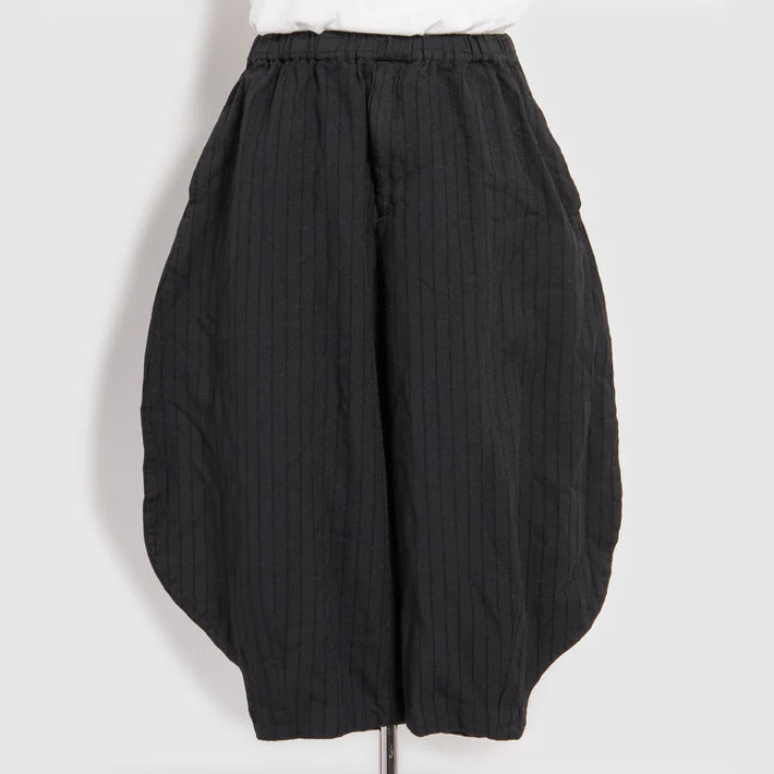 BLACK Comme des Garçons Stripe Pants (Black) Comfortable Denim Pants