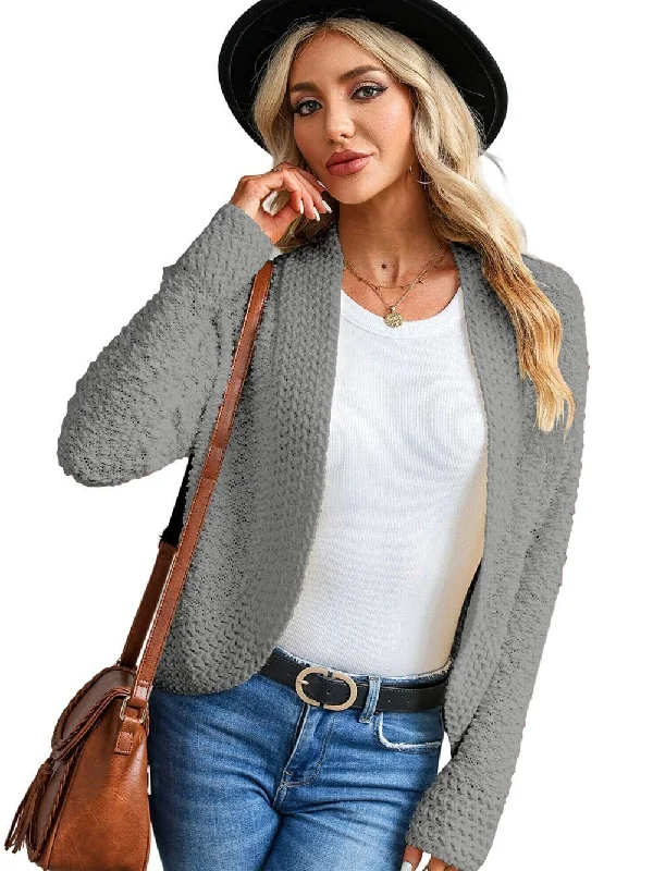 Spring Cardigan Chenille Brocade Lace