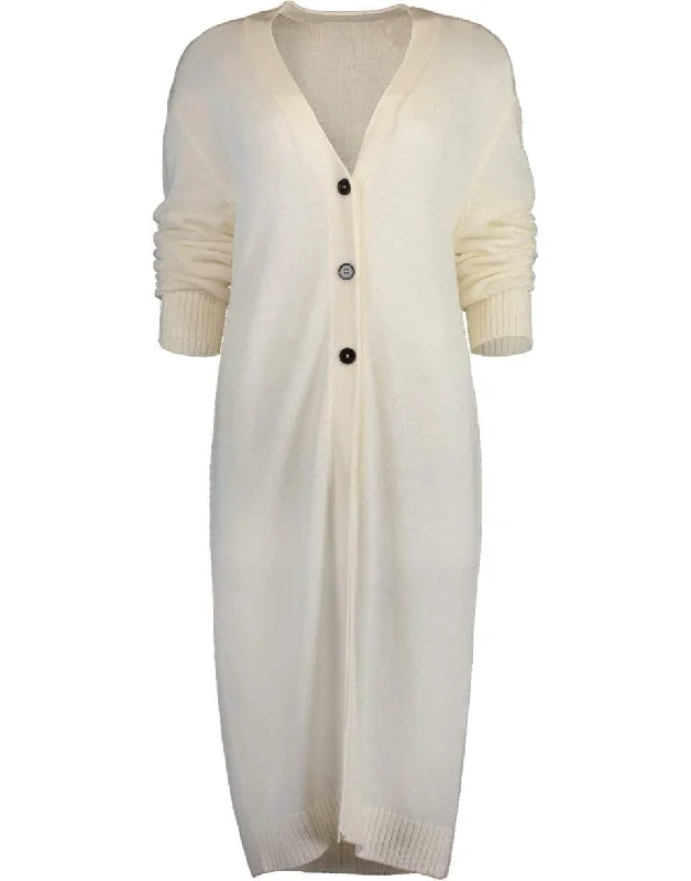 Natural Long Cardigan Oversized Loose Flowy