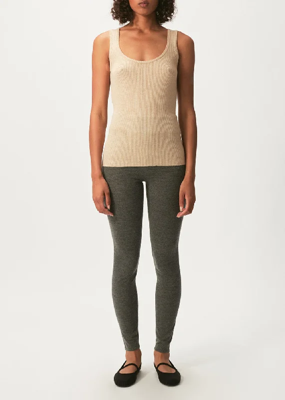 Paula Cashmere Tank Top high neck tank
