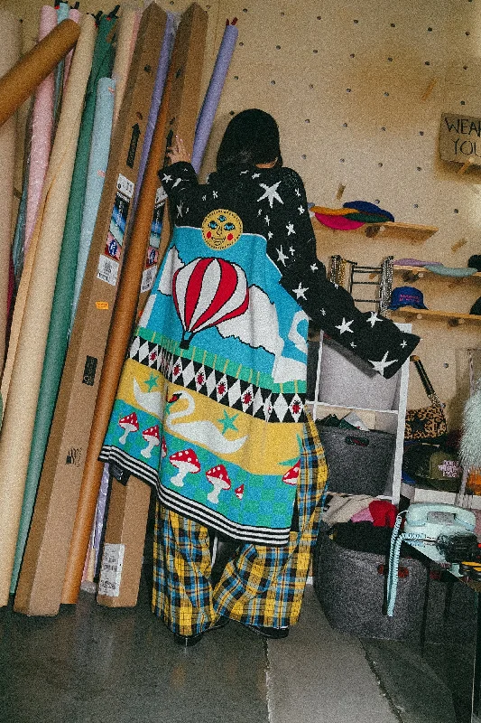 Dreamland Longline Blanket Cardigan Crew Neck V-Neck Turtle Neck