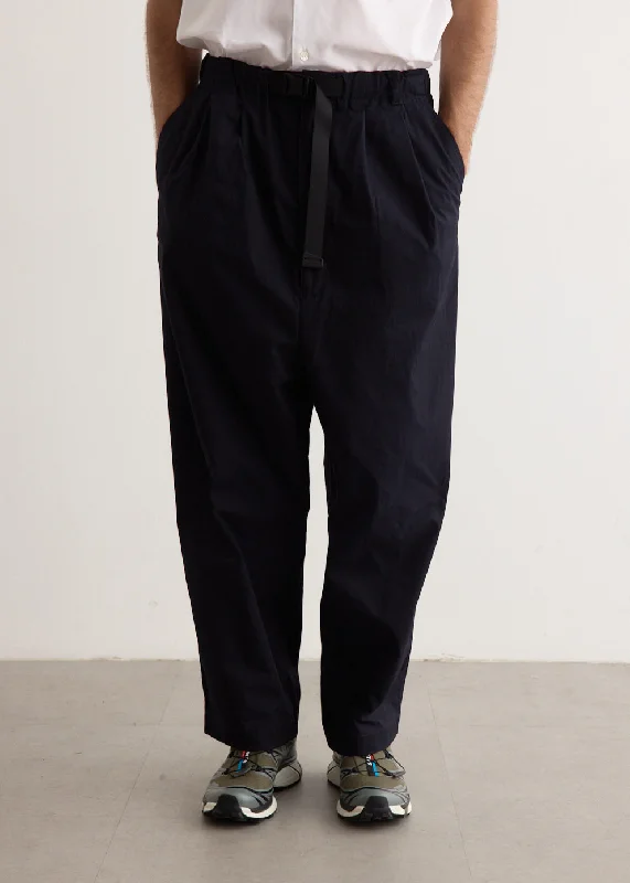 Cotton Nylon Oxford Pants Modern Skinny Pants