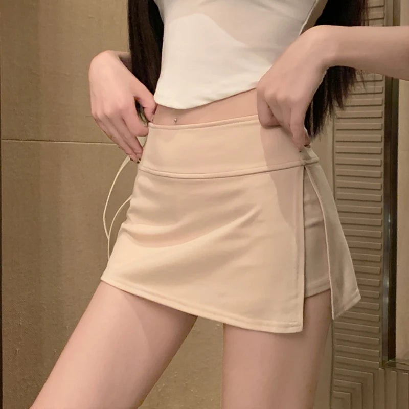 Summer Women's Bodycon Skirt Korean Solid Colour Sexy Fit athletic skirt fit