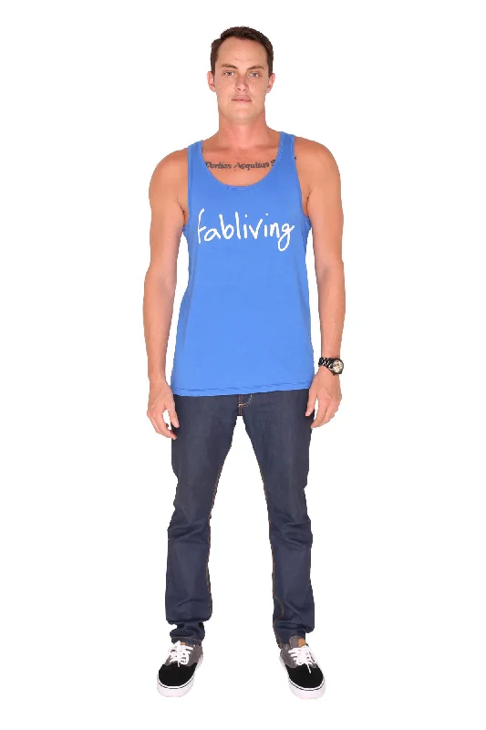 FP fabliving cotton tank (royal blue/white) lemon yellow tank