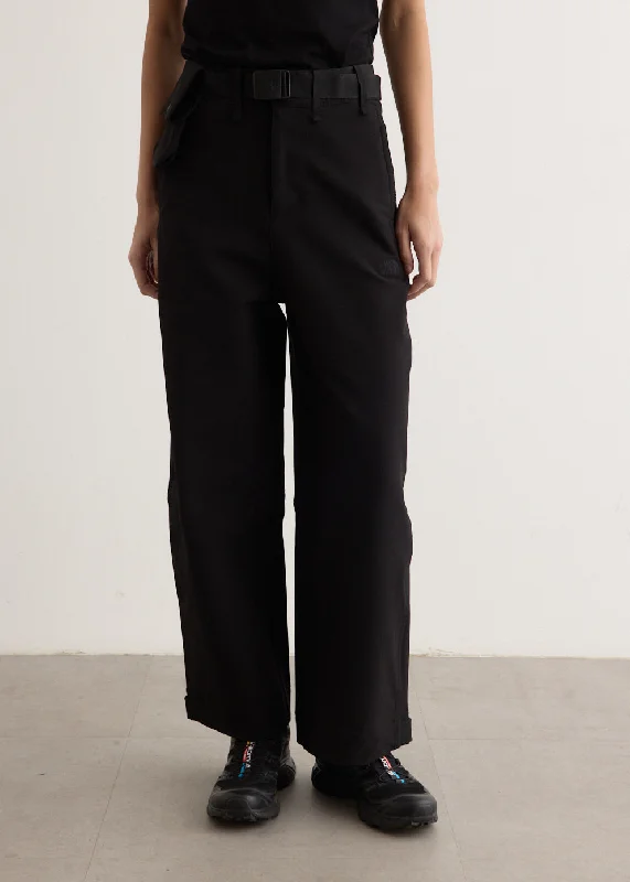 Women's Curved Wide Leg Pants Comfortable Denim Leggings