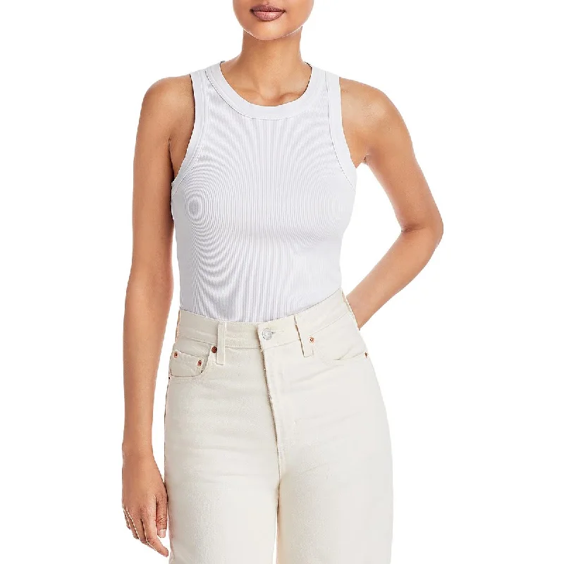 Citizens of Humanity Womens Isabel Stretch Organic Cotton Tank Top mesh tank top