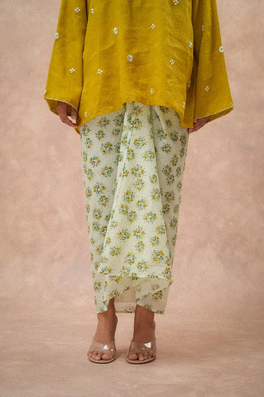 The Signature Knot Skirt in Macaron chiffon skirt airy
