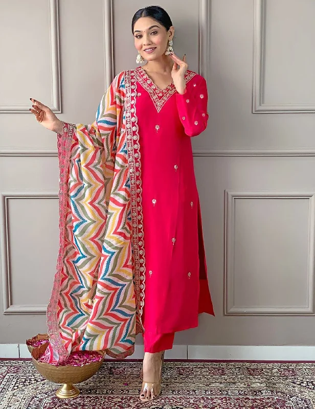 Women's Pure Silk, Silk Blend Kurti Pant Dupatta Set - Ariya Prints Casual Yoga Pants Women's Pure Silk, Silk Blend Kurti Pant Dupatta Set - Ariya Prints Casual Yoga Pants
