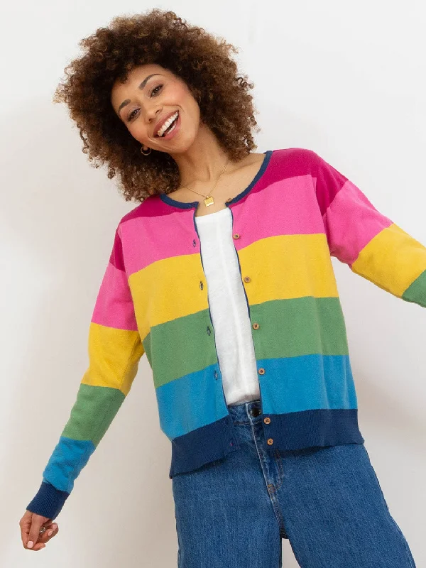 Moreton knit cardigan Zippered Buttoned Snapped