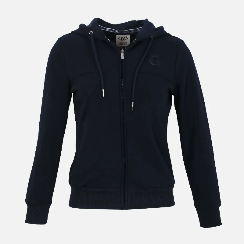 LADIES HOODED CARDIGAN Houndstooth Herringbone Solid