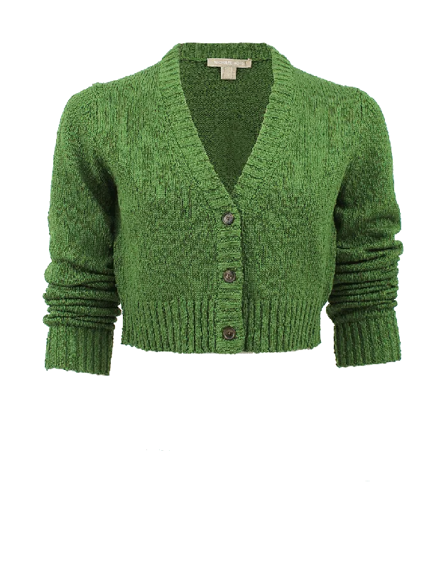 Cropped Cotton Cardigan Chenille Fabric Brocade Fabric Lace Fabric