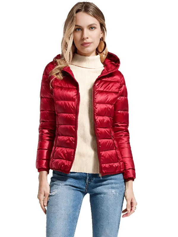 Ultra-Light Women's Thin Down Jacket Insulated Jacket Fitted Jacket Loose Jacket