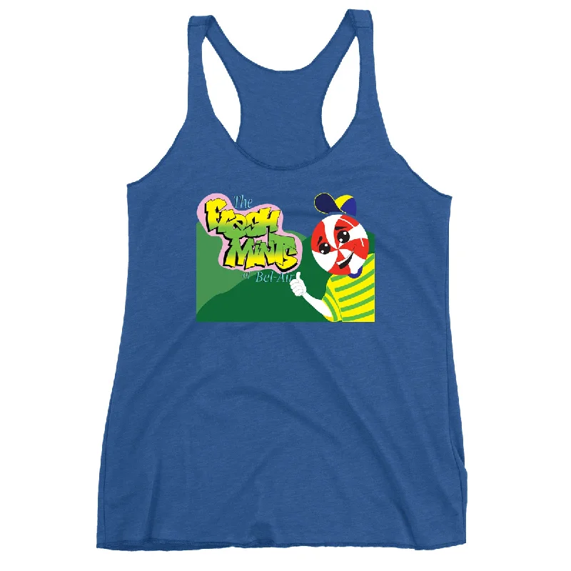 Movie The Food™ "The Fresh Mints of Bel-Air" Women's Racerback Tank Top off shoulder tank Movie The Food™ "The Fresh Mints of Bel-Air" Women's Racerback Tank Top off shoulder tank